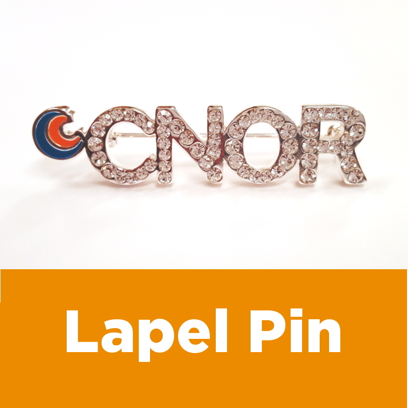 CNOR Rhinestone Lapel Pin